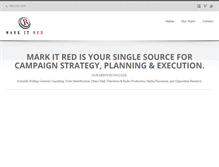 Tablet Screenshot of markitred.com